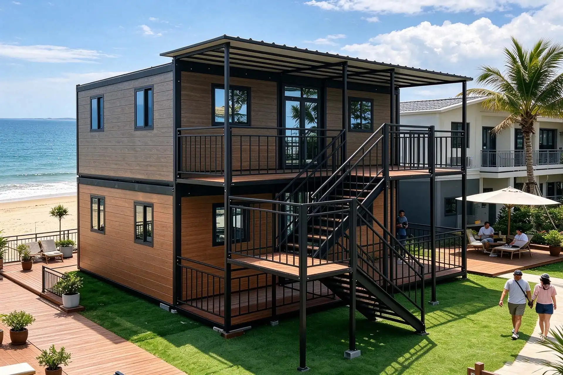 Waterproof Expandable Container House for Tropical Climate Areas